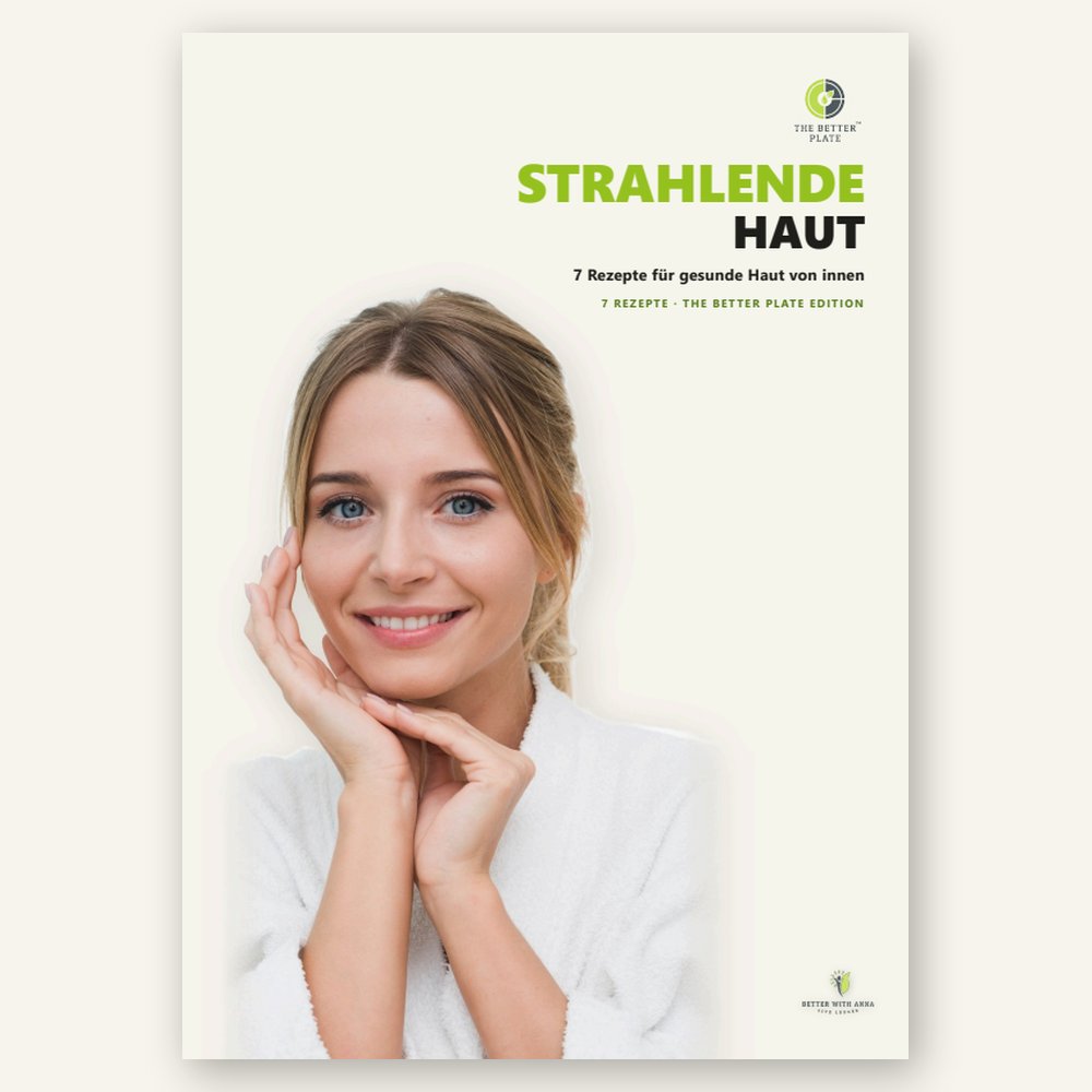 Cover des Buchs „Rezepte für strahlende Haut“
